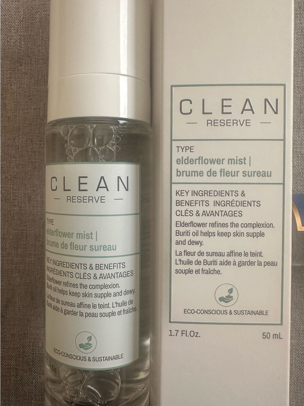 Clean Reserve - Elderflower Mist - Hydrating Facial Mist